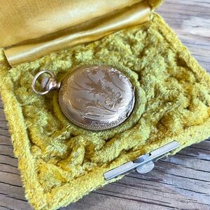 Antique Vintage Elgin Pocket Watch Grade 320 0s Model 2 7j